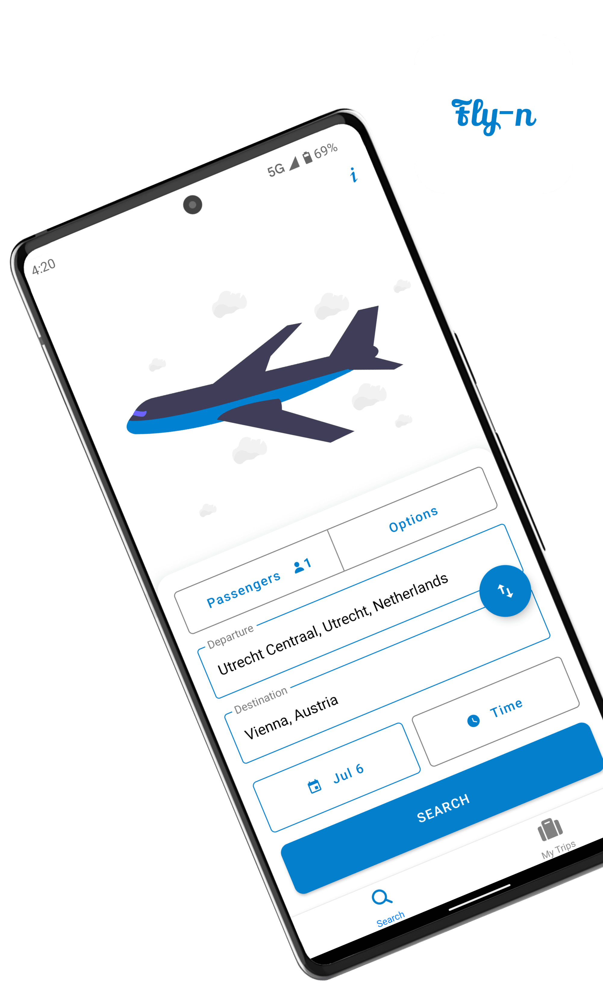 fly-n application photo