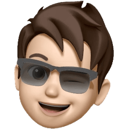memoji wink with sunglasses because of the light mode